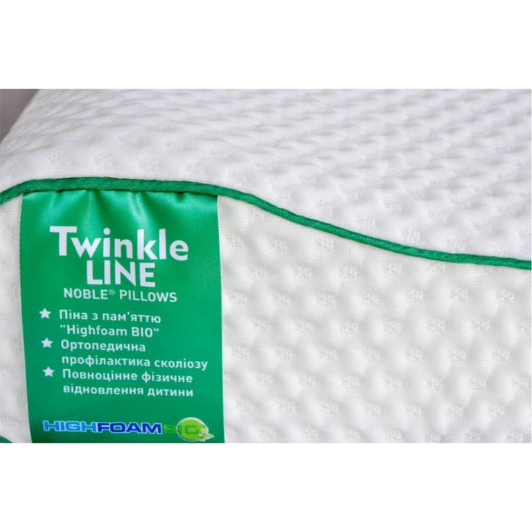 Подушка Highfoam дитяча ортопедична Noble Twinkle Air 49 х 32 х 10.5 см (4820000883696) - фото 7
