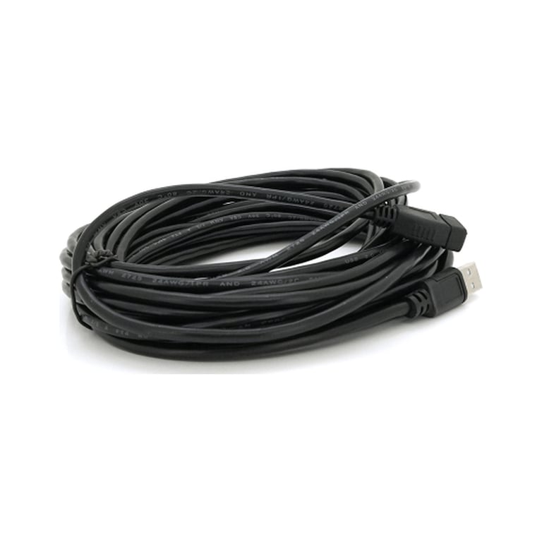Дата кабель USB 2.0 AM/AF 10.0m ferrite black Voltronic (YT-AM/AF-10BL) - фото 2