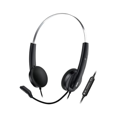 Навушники Genius HS-220U USB-C Black (31710032401) - фото 1