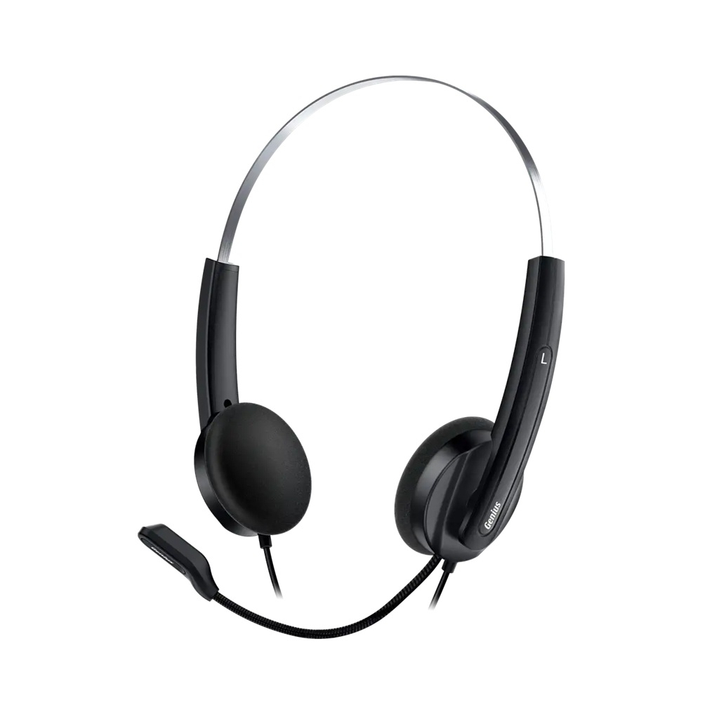 Навушники Genius HS-220U USB-C Black (31710032401) - фото 2 Навушники Genius HS-220U USB-C Black (31710032401) - фото 2
