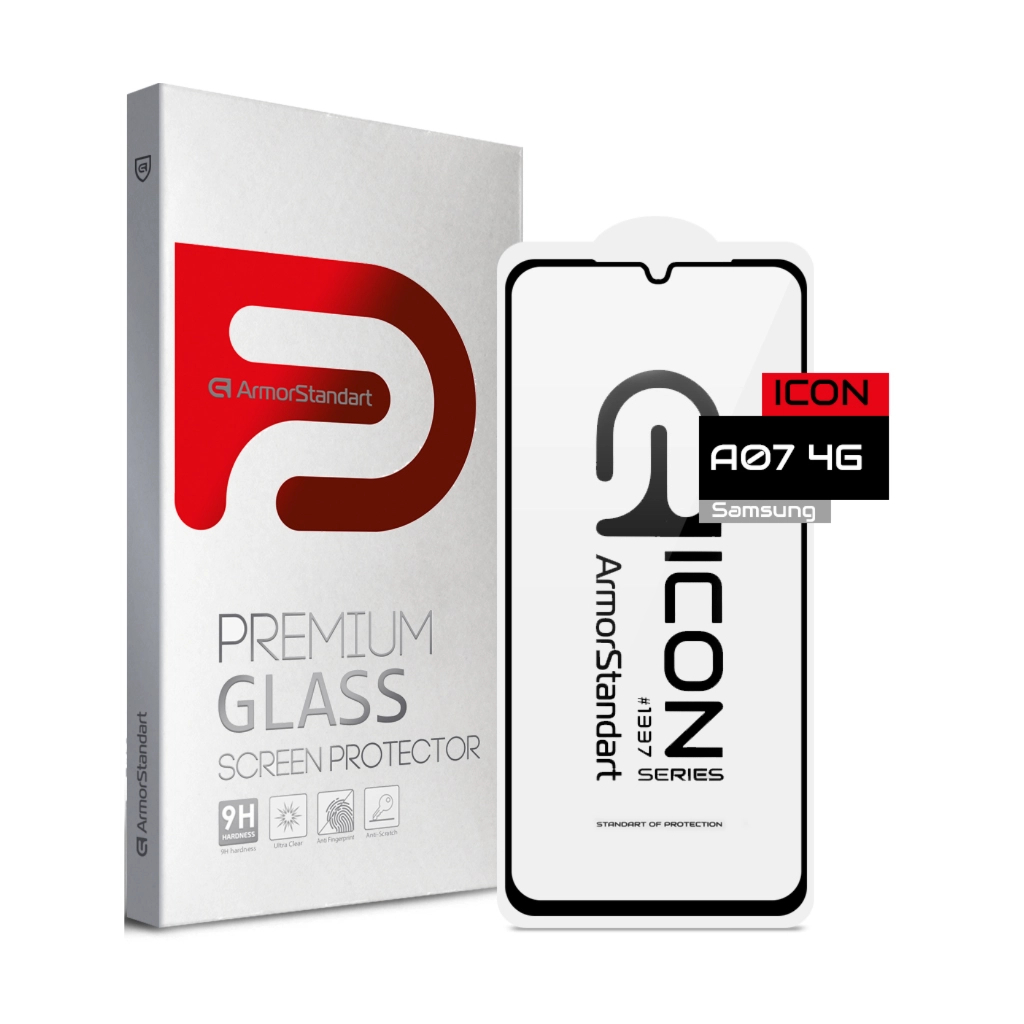 Скло захисне Armorstandart Icon Samsung A07 4G Black (ARM86508) Скло захисне Armorstandart Icon Samsung A07 4G Black (ARM86508)