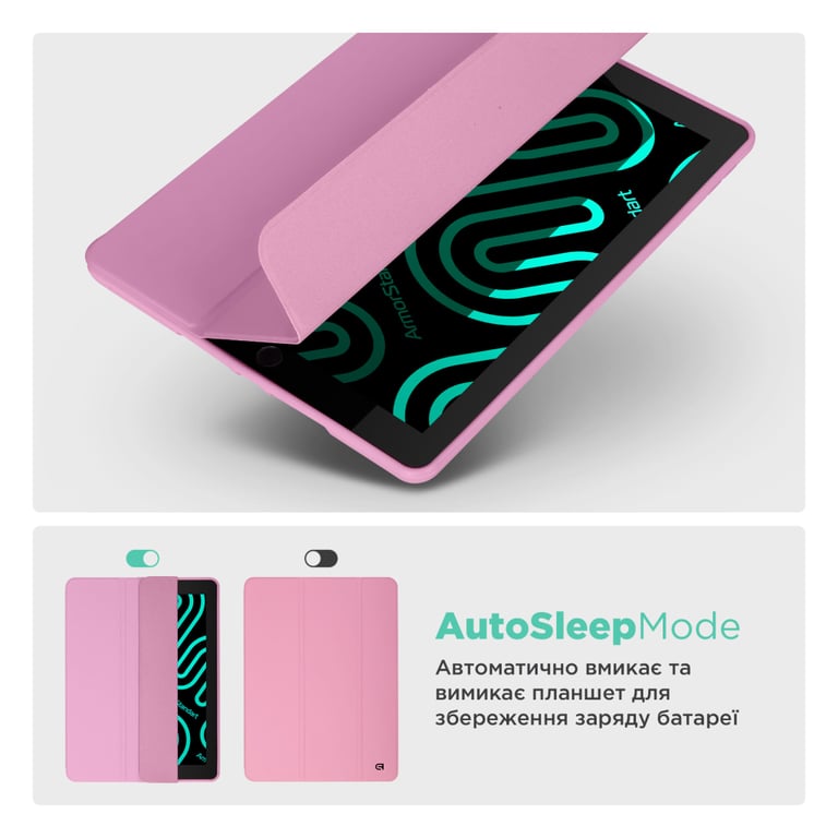 Чохол до планшета Armorstandart Smart Fold Pen Samsung Galaxy Tab S10 FE+ Pink (ARM85558) - фото 6