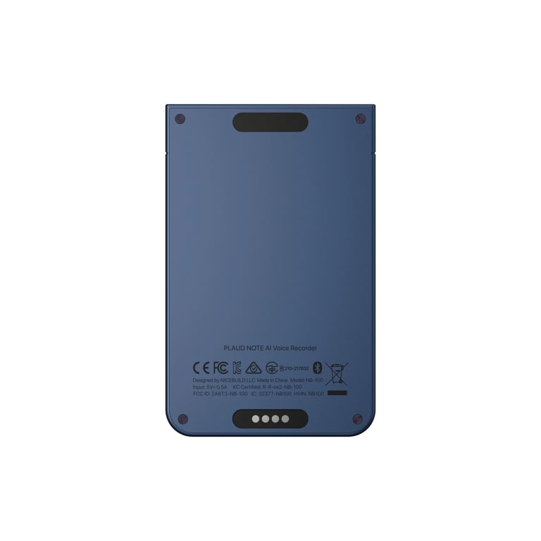 Цифровий диктофон PLAUD AI Note Navy Blue (NB-100-NB) - фото 2