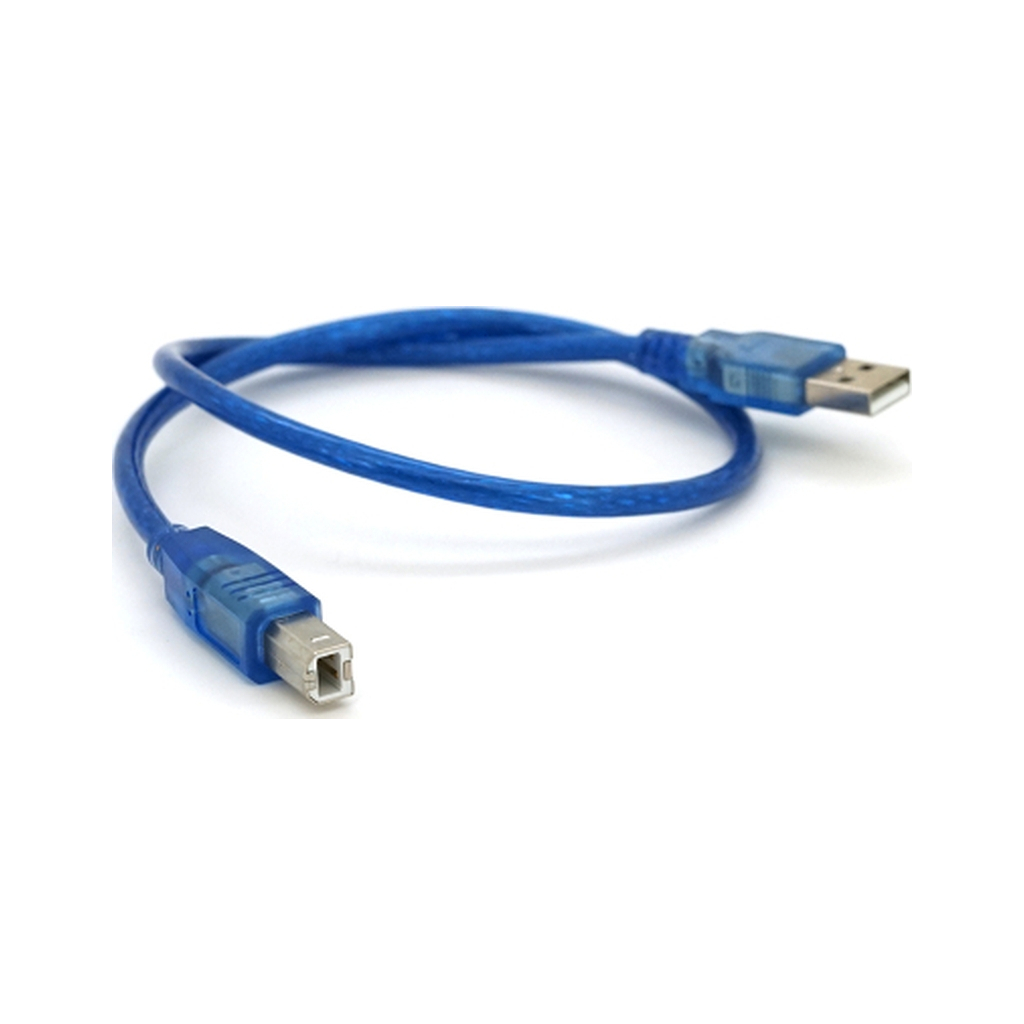 Кабель для принтера USB 2.0 AM/BM 0.5m blue Ritar (YT-AM/BM-0.5TBL) Кабель для принтера USB 2.0 AM/BM 0.5m blue Ritar (YT-AM/BM-0.5TBL)
