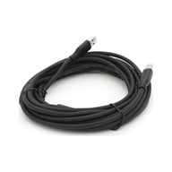 Кабель для принтера USB 2.0 AM/BM 5.0m ferrite black VEGGIEG (V-U207) - фото 2