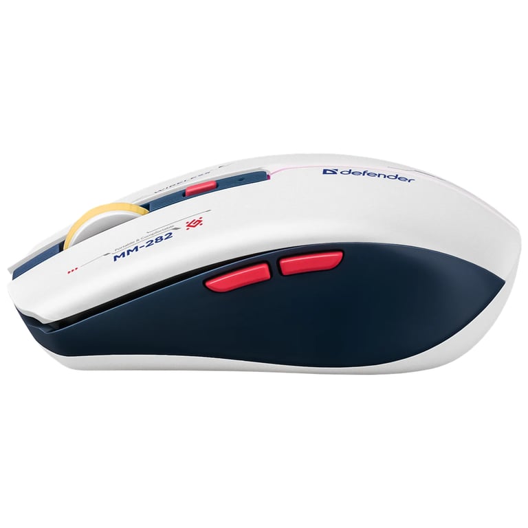 Мишка Defender Dila MM-282 Wireless White/Blue (52282) - фото 3