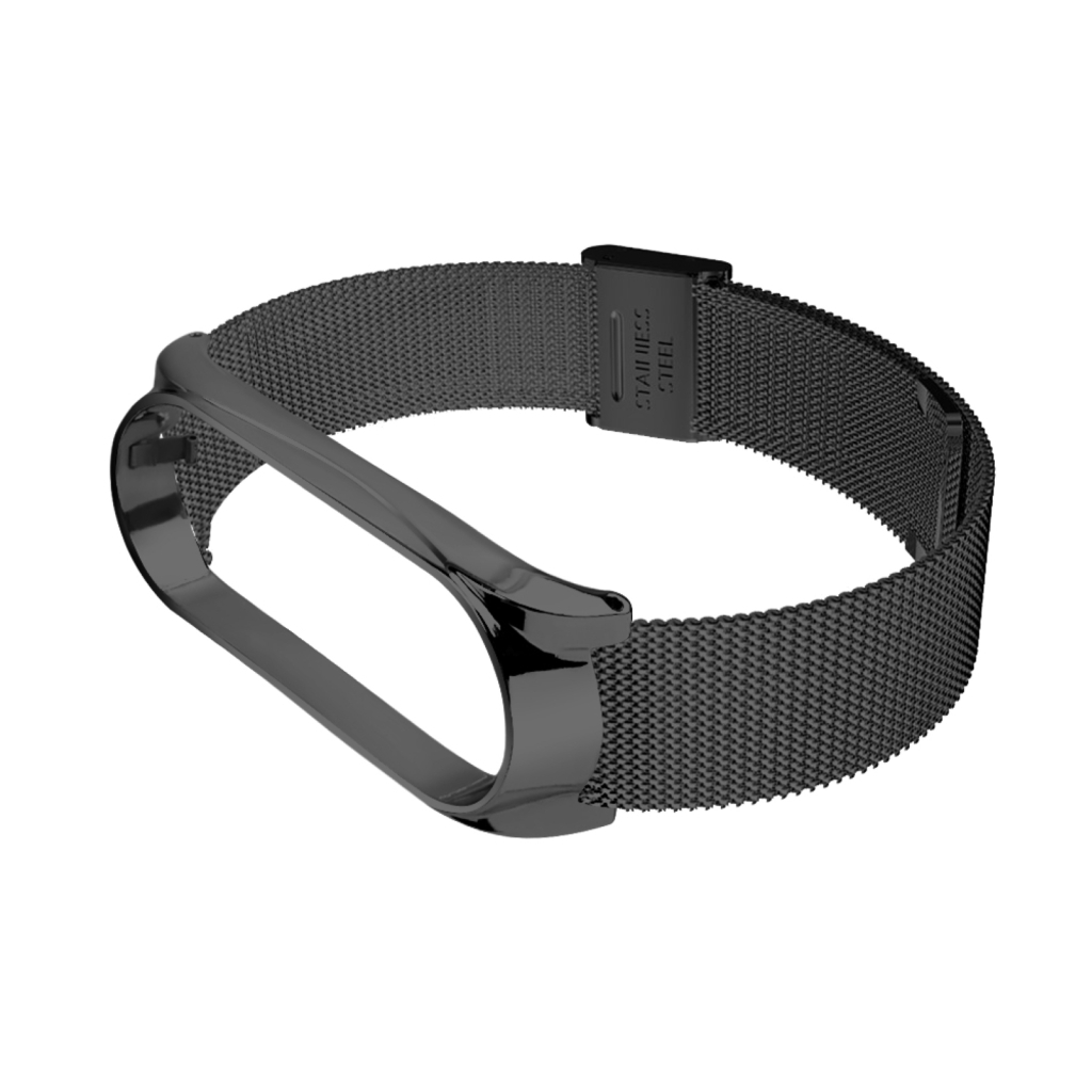 Ремінець до фітнес браслета BeCover Metal для Xiaomi Mi Smart Band 8 Black (709357) - фото 6 Ремінець до фітнес браслета BeCover Metal для Xiaomi Mi Smart Band 8 Black (709357) - фото 6
