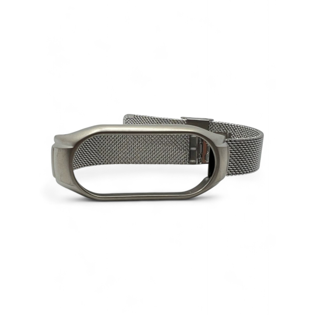 Ремінець до фітнес браслета BeCover Metal для Xiaomi Mi Smart Band 9 Silver (711979) - фото 3 Ремінець до фітнес браслета BeCover Metal для Xiaomi Mi Smart Band 9 Silver (711979) - фото 3