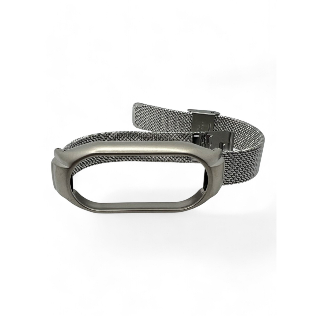 Ремінець до фітнес браслета BeCover Metal для Xiaomi Mi Smart Band 9 Silver (711979) - фото 4 Ремінець до фітнес браслета BeCover Metal для Xiaomi Mi Smart Band 9 Silver (711979) - фото 4