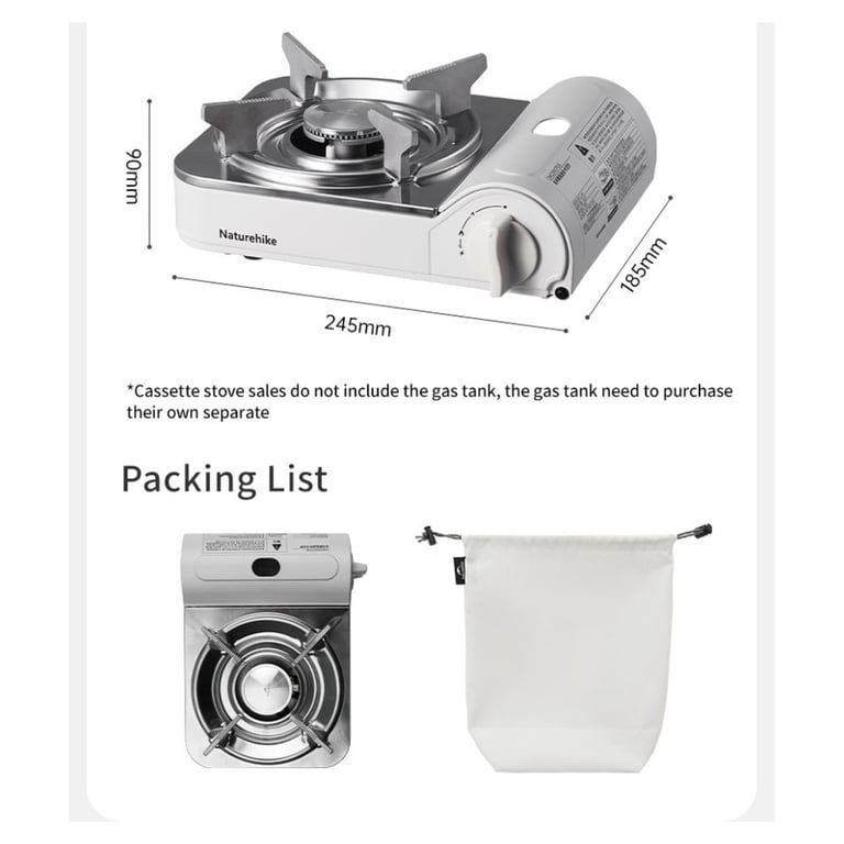 Портативна газова плитка Naturehike CNK2350CF016, біла (6927595754627) - фото 10