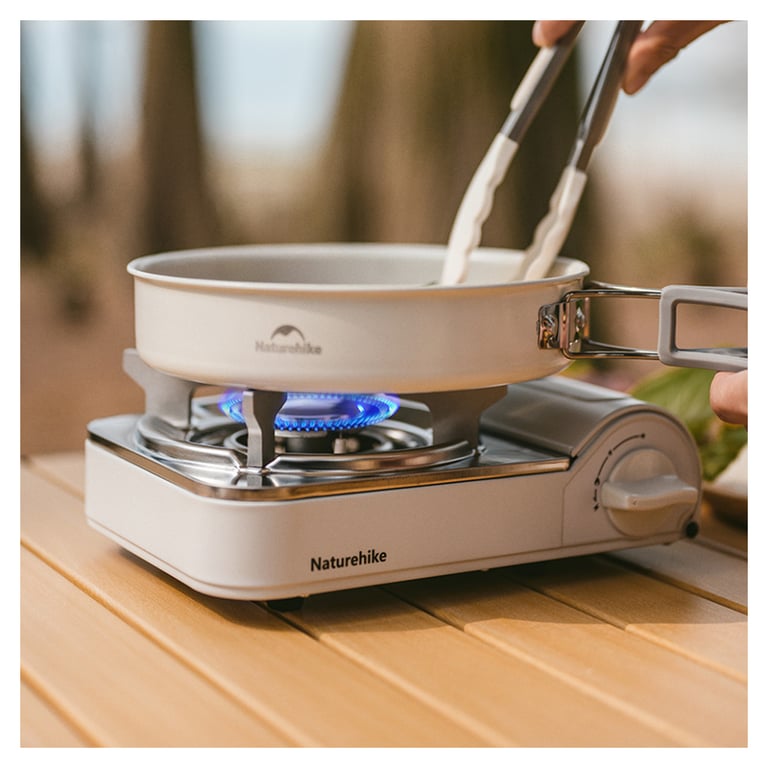 Портативна газова плитка Naturehike CNK2350CF016, біла (6927595754627) - фото 2