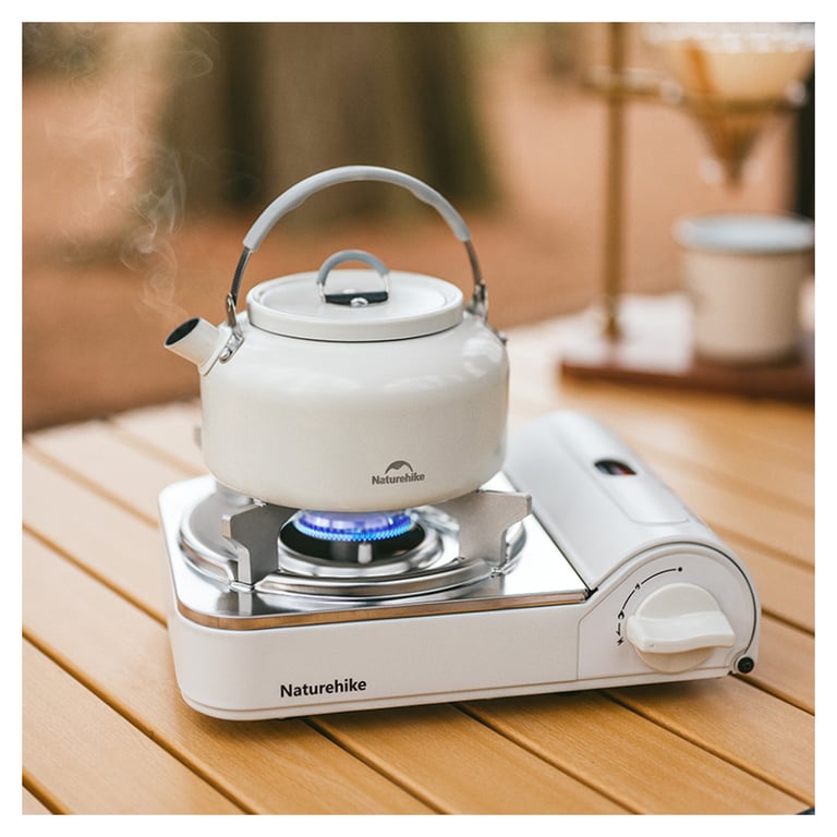 Портативна газова плитка Naturehike CNK2350CF016, біла (6927595754627) - фото 4
