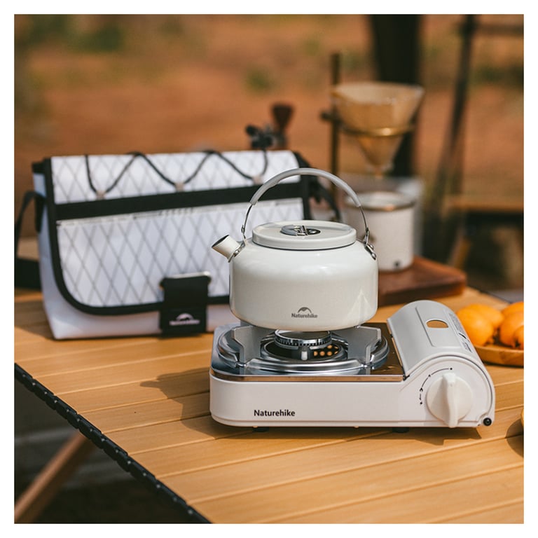 Портативна газова плитка Naturehike CNK2350CF016, біла (6927595754627) - фото 6