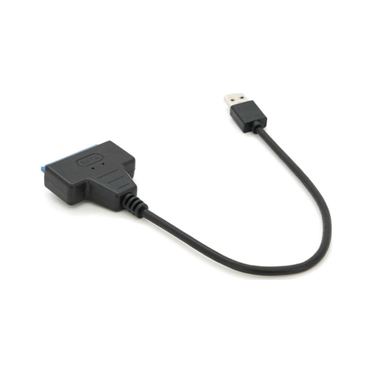 Перехідник USB 3.0 AM to SATA 0.1m for HDD/SSD black Voltronic (YT-C3.0-SATA/0.1) - фото 1
