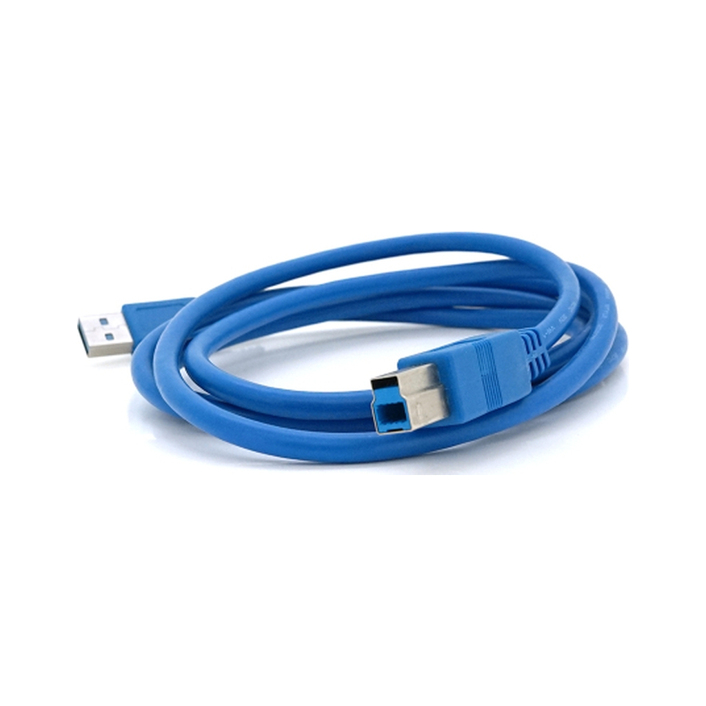 Кабель для принтера USB 3.0 AM/BM 1.5m blue Voltronic (YT-3.0AMBM-1.5BL) - фото 2 Кабель для принтера USB 3.0 AM/BM 1.5m blue Voltronic (YT-3.0AMBM-1.5BL) - фото 2