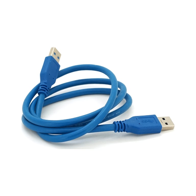 Дата кабель USB 3.0 AM/AM 1.0m Blue Voltronic (YT-3.0AM+AM-1.0) - фото 2