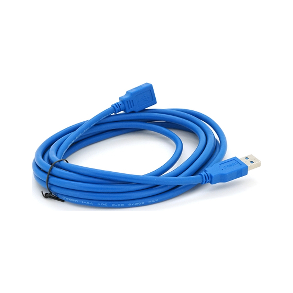 Дата кабель USB 3.0 AM/AF 3.0m blue Voltronic (YT-3.0AMAF-3.0BL) - фото 2 Дата кабель USB 3.0 AM/AF 3.0m blue Voltronic (YT-3.0AMAF-3.0BL) - фото 2