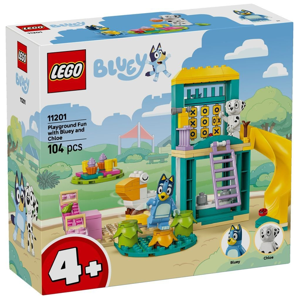 Конструктор LEGO Bluey Веселощі з Блуї та Хлоєю на ігровому майданчику (11201) - фото 1