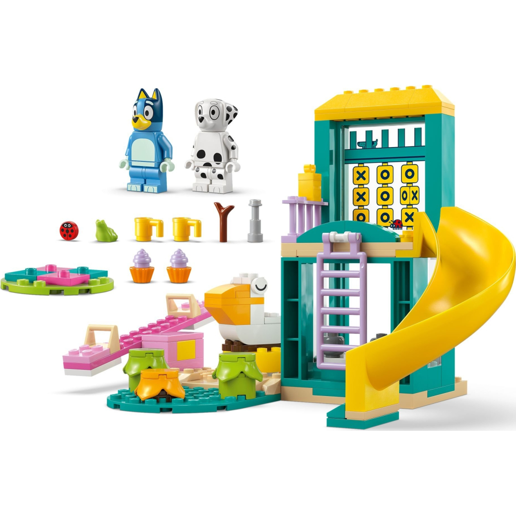 Конструктор LEGO Bluey Веселощі з Блуї та Хлоєю на ігровому майданчику (11201) - фото 4 Конструктор LEGO Bluey Веселощі з Блуї та Хлоєю на ігровому майданчику (11201) - фото 4