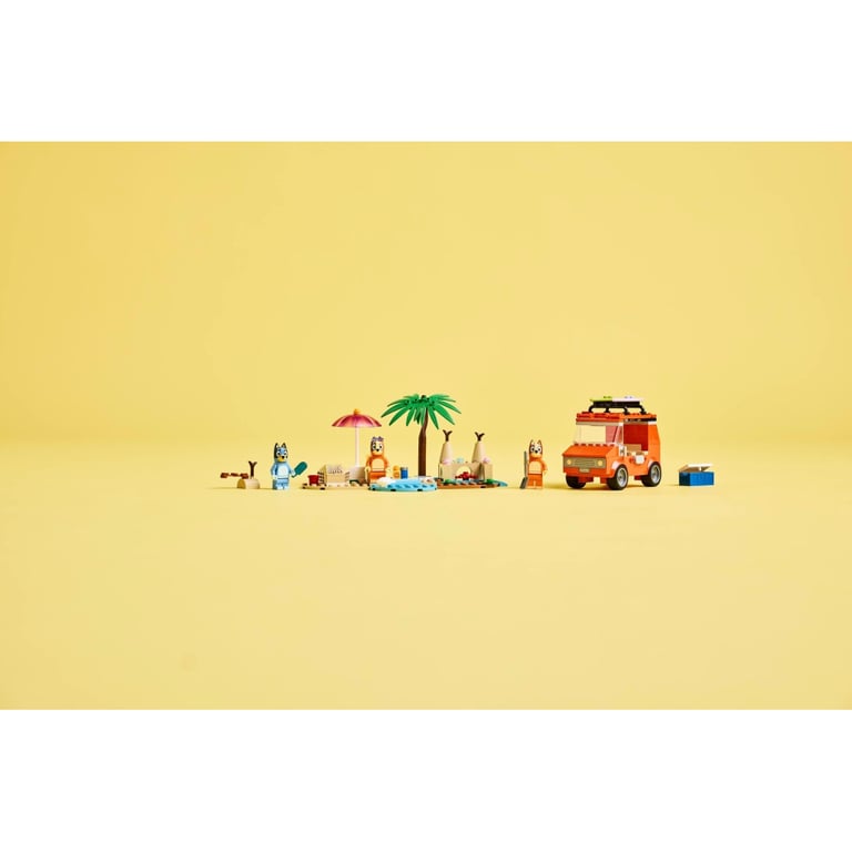 Конструктор LEGO Bluey Пляж і сімейна поїздка на автомобілі Блуї (11202) - фото 4