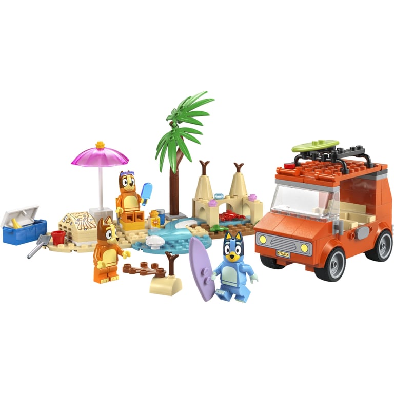 Конструктор LEGO Bluey Пляж і сімейна поїздка на автомобілі Блуї (11202) - фото 2