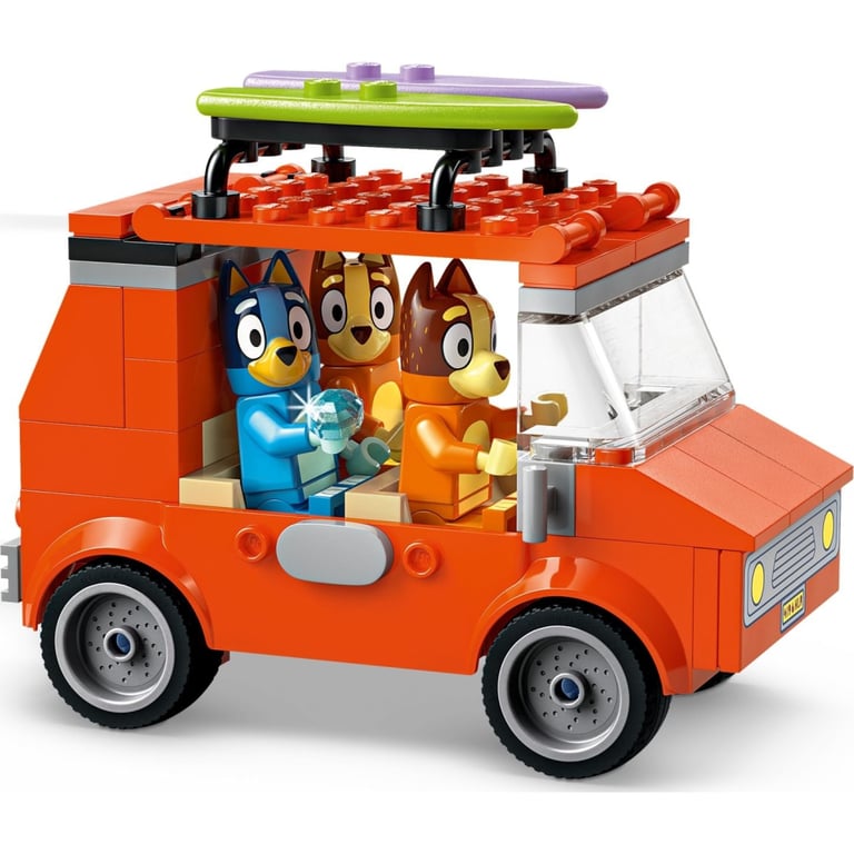 Конструктор LEGO Bluey Пляж і сімейна поїздка на автомобілі Блуї (11202) - фото 3