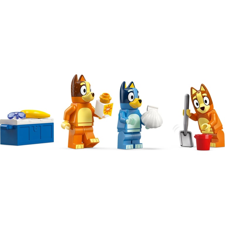 Конструктор LEGO Bluey Пляж і сімейна поїздка на автомобілі Блуї (11202) - фото 5