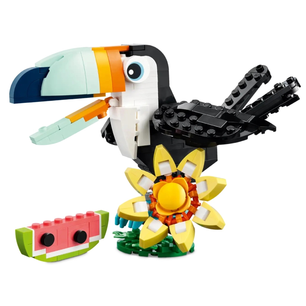 Конструктор LEGO Creator Дикі тварини: тропічний тукан (31173-) - фото 3 Конструктор LEGO Creator Дикі тварини: тропічний тукан (31173-) - фото 3