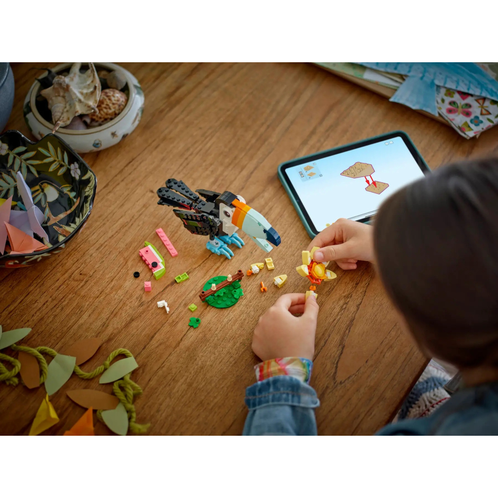 Конструктор LEGO Creator Дикі тварини: тропічний тукан (31173-) - фото 8 Конструктор LEGO Creator Дикі тварини: тропічний тукан (31173-) - фото 8