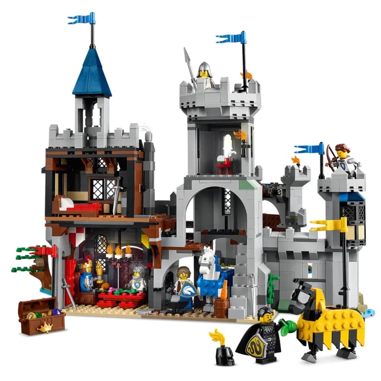 Конструктор LEGO Creator Середньовічний замок із лицарем на коні (31168) - фото 3