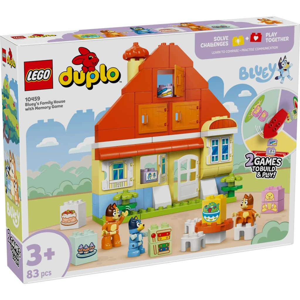 Конструктор LEGO DUPLO Bluey Родинний дім Блуї із грою на запам'ятовування (10459) - фото 1 Конструктор LEGO DUPLO Bluey Родинний дім Блуї із грою на запам'ятовування (10459) - фото 1