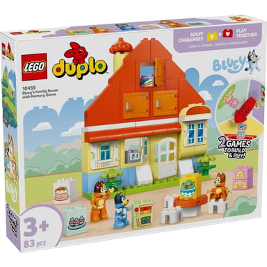 Конструктор LEGO DUPLO Bluey Родинний дім Блуї із грою на запам'ятовування (10459) - фото 1