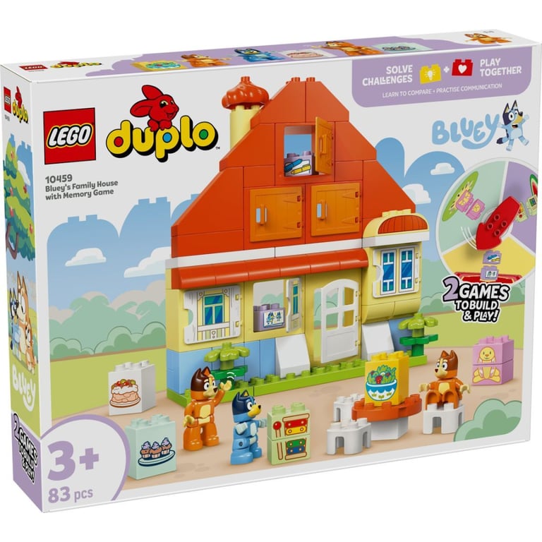 Конструктор LEGO DUPLO Bluey Родинний дім Блуї із грою на запам'ятовування (10459) - фото 1