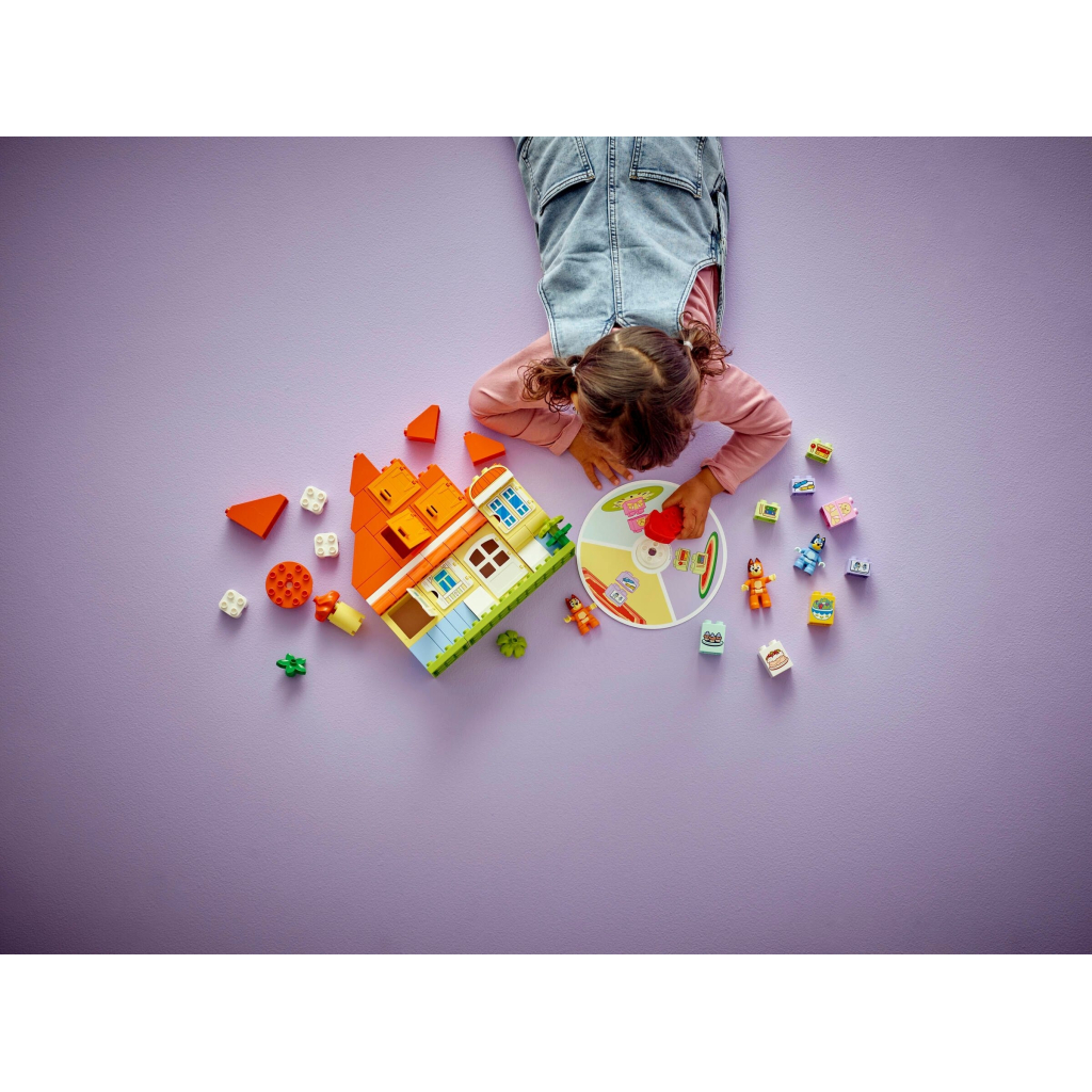 Конструктор LEGO DUPLO Bluey Родинний дім Блуї із грою на запам'ятовування (10459) - фото 7 Конструктор LEGO DUPLO Bluey Родинний дім Блуї із грою на запам'ятовування (10459) - фото 7
