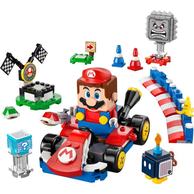 Конструктор LEGO Super Mario Mario Kart – Interactive Mario та Standard Kart (72043) - фото 2