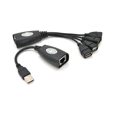 Адаптер Voltronic USB extender 50 m RJ-45 to 4xUSB AF (YT-EC USB-RJ-45/M+4RJ-45) - фото 1
