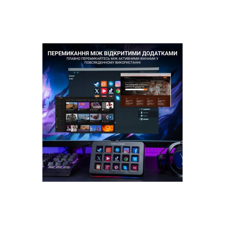 Набір блогера Fifine Stream Deck D6 (D6) - фото 11