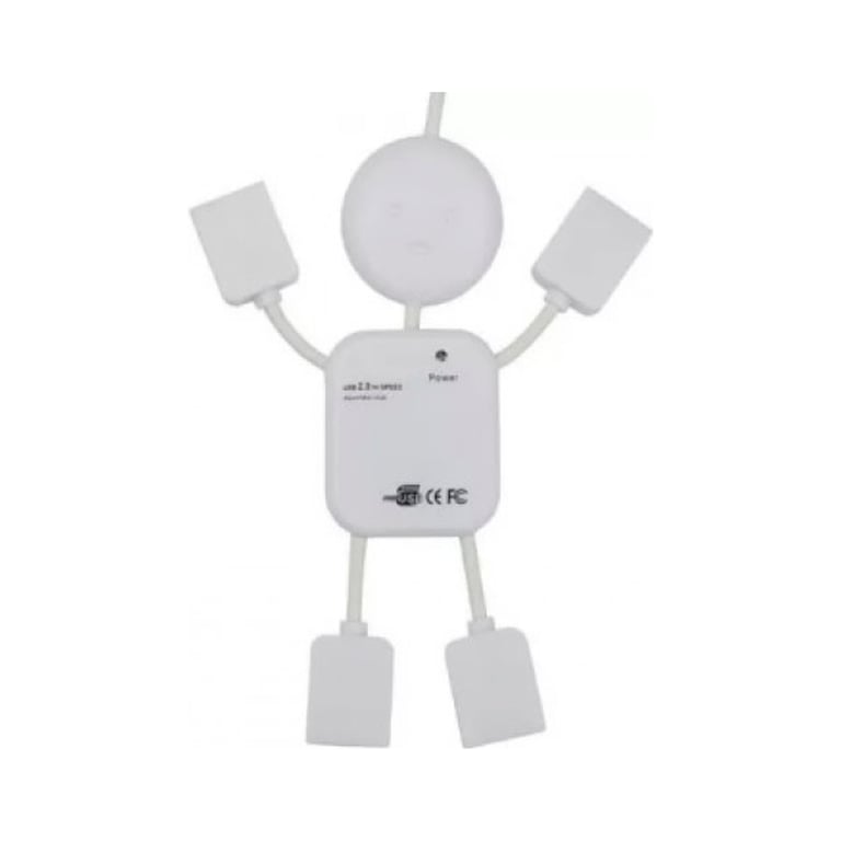 Концентратор Voltronic USB 2.0 to 4xUSB man OEM (YT-HM4-W) - фото 2