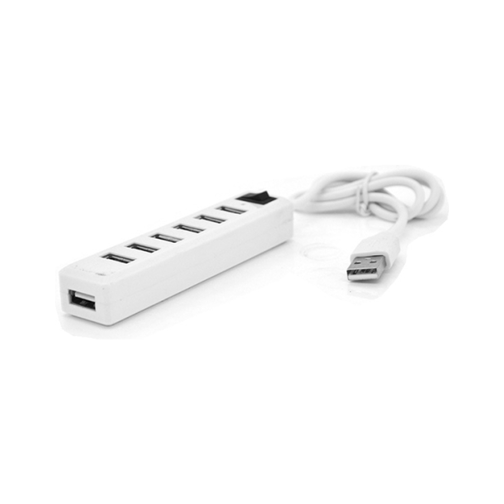 Концентратор Voltronic USB 2.0 to 7xUSB with power switch white (YT-H7S-W) Концентратор Voltronic USB 2.0 to 7xUSB with power switch white (YT-H7S-W)