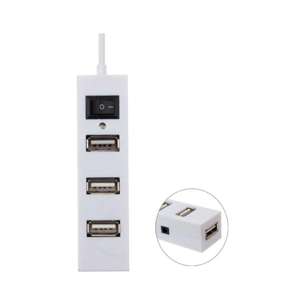 Концентратор Voltronic USB 3.0 to 4xUSB white (YT-HUB4-W) - фото 2 Концентратор Voltronic USB 3.0 to 4xUSB white (YT-HUB4-W) - фото 2