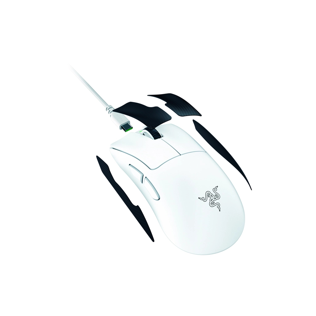 Мишка Razer DeathAdder V4 PRO Wireless/USB White (RZ01-05330200-R3G1) - фото 4 Мишка Razer DeathAdder V4 PRO Wireless/USB White (RZ01-05330200-R3G1) - фото 4