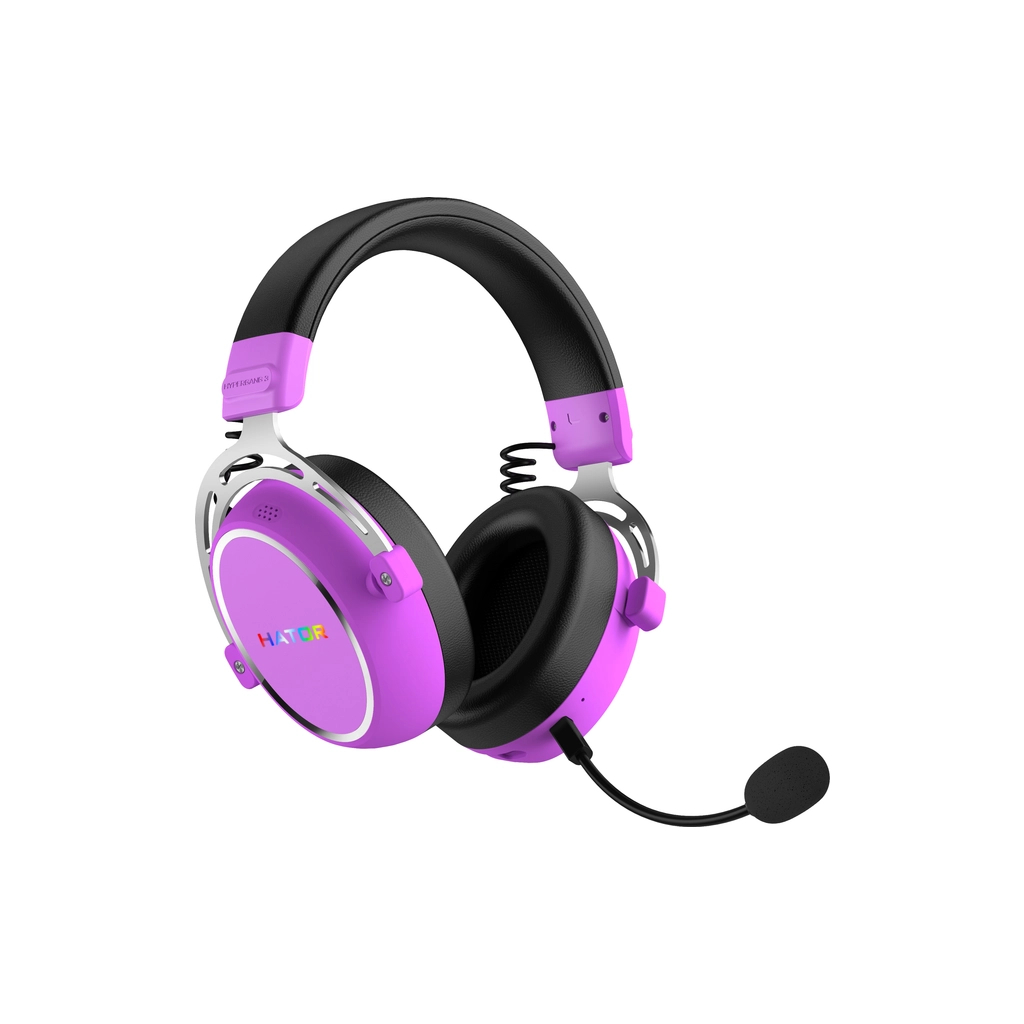 Навушники Hator Hypergang 3 Hi-Res Cyber Violet (ESH52) - фото 2 Навушники Hator Hypergang 3 Hi-Res Cyber Violet (ESH52) - фото 2