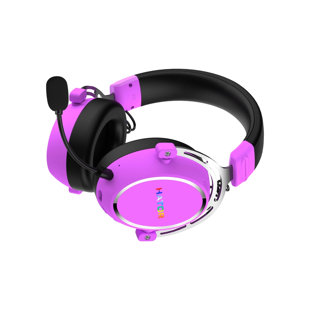 Навушники Hator Hypergang 3 Hi-Res Cyber Violet (ESH52) - фото 7 Навушники Hator Hypergang 3 Hi-Res Cyber Violet (ESH52) - фото 7