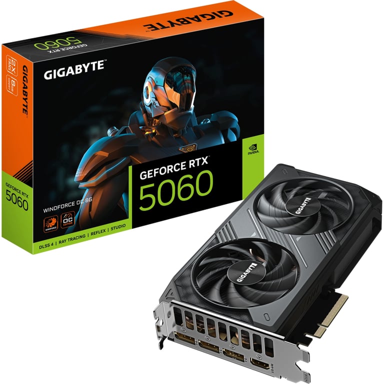 Відеокарта GIGABYTE GeForce RTX5060 8Gb WINDFORCE OC (GV-N5060WF2OC-8GD) - фото 10