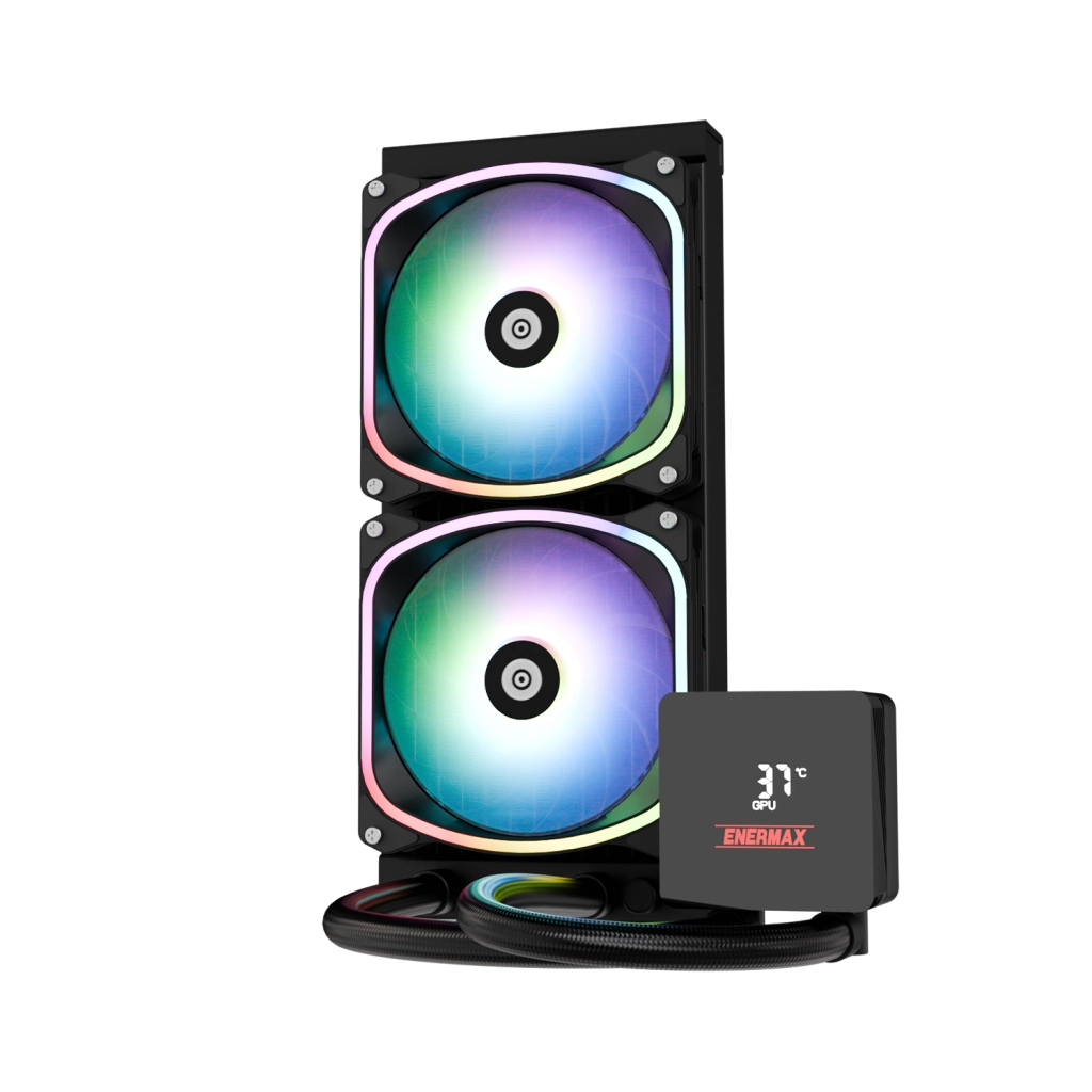 Система рідинного охолодження Enermax Aquafusion II 240 ARGB (ELC-AQFS240-SQA) - фото 2 Система рідинного охолодження Enermax Aquafusion II 240 ARGB (ELC-AQFS240-SQA) - фото 2