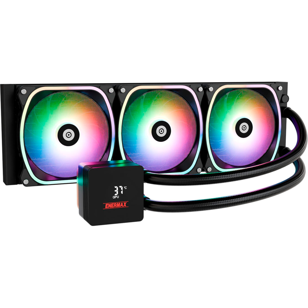 Система рідинного охолодження Enermax Aquafusion II 360 ARGB (ELC-AQFS360-SQA) Система рідинного охолодження Enermax Aquafusion II 360 ARGB (ELC-AQFS360-SQA)
