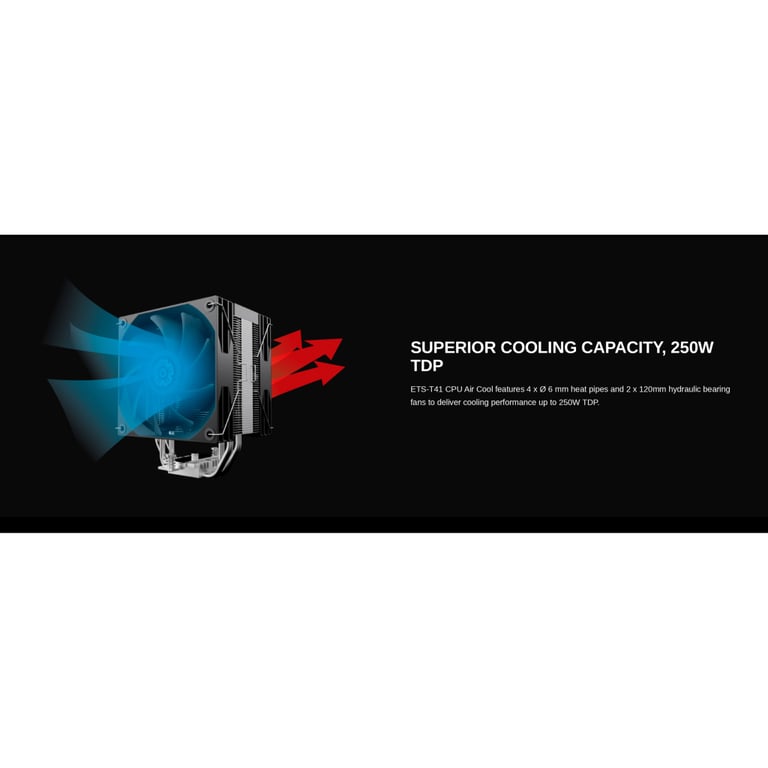Кулер до процесора Enermax ETS-T41 Silent Edition (ETS-T41) - фото 8