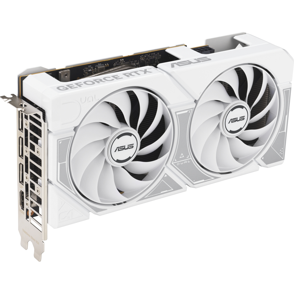 Відеокарта ASUS GeForce RTX5060 8Gb DUAL WHITE OC (DUAL-RTX5060-O8G-WHITE) - фото 2 Відеокарта ASUS GeForce RTX5060 8Gb DUAL WHITE OC (DUAL-RTX5060-O8G-WHITE) - фото 2