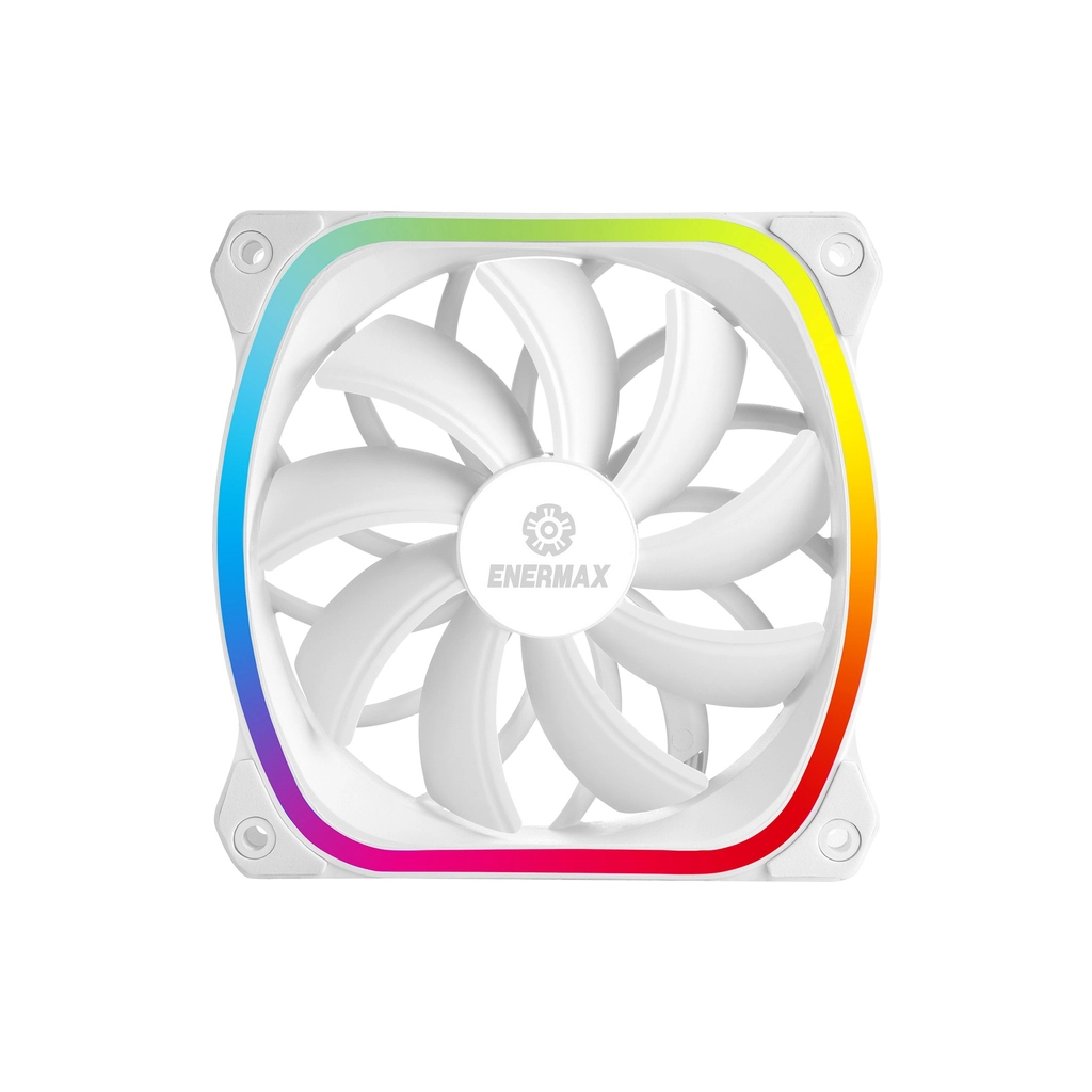 Кулер до корпусу Enermax SquA RGB White (UCSQARGB12P-W-SG) Кулер до корпусу Enermax SquA RGB White (UCSQARGB12P-W-SG)