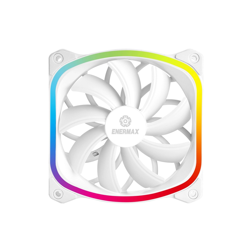 Кулер до корпусу Enermax SquA RGB White (UCSQARGB12P-W-SG) - фото 2 Кулер до корпусу Enermax SquA RGB White (UCSQARGB12P-W-SG) - фото 2